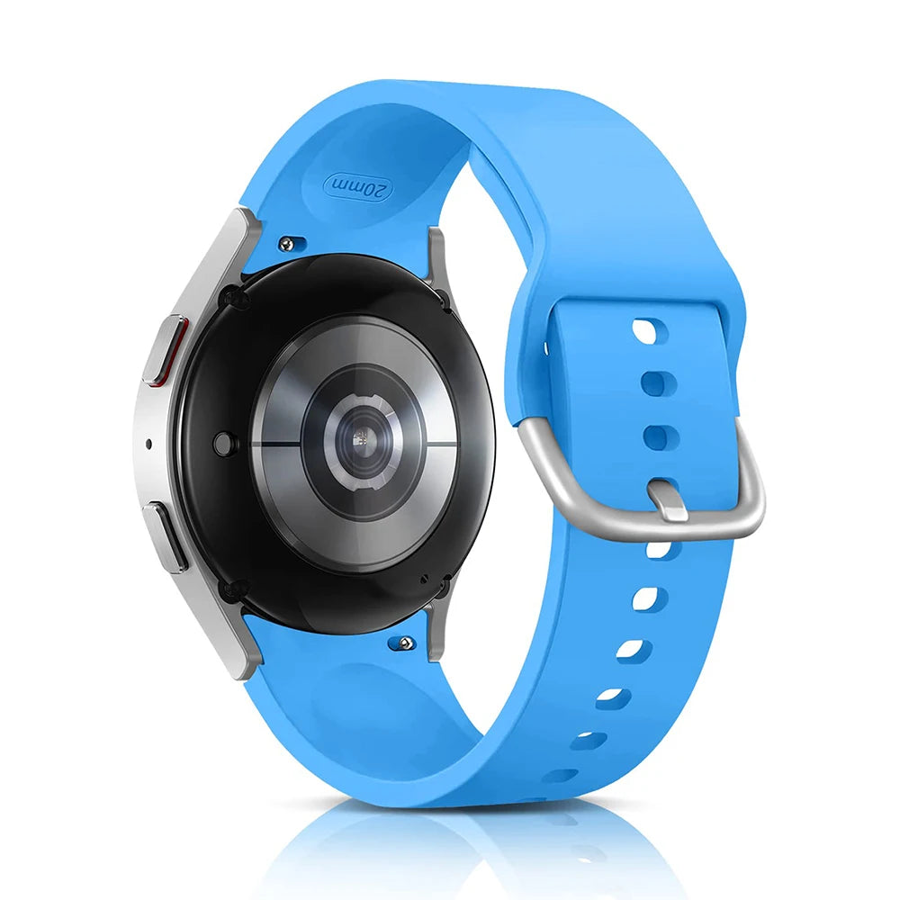 Bracelet en Silicone pour Samsung Galaxy Watch 7 6 5 4 44mm 40mm pro 45mm Sport 20mm Bracelet de montre Galaxy Watch6 Classic 43mm 47mm