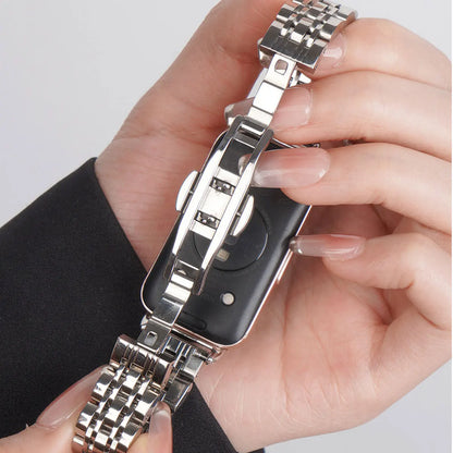Bracelet en métal de luxe pour Huawei Band 11/11 Pro/10/9/8 NFC, bracelet fin en acier inoxydable pour femmes et hommes, bracelet de sport d'été