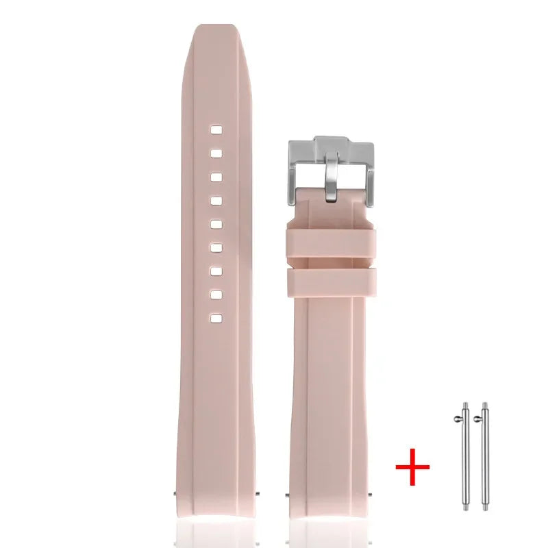 Cinturino in gomma TPU per Omega X Swatch MoonSwatch, ad ansa curva, in silicone, a sgancio rapido, da 20 mm, per cinturino per orologio planetario Snoopy