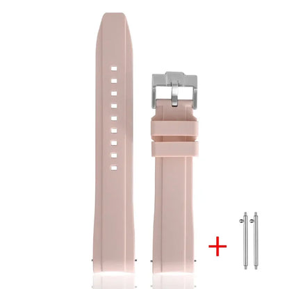 Cinturino in gomma TPU per Omega X Swatch MoonSwatch, ad ansa curva, in silicone, a sgancio rapido, da 20 mm, per cinturino per orologio planetario Snoopy