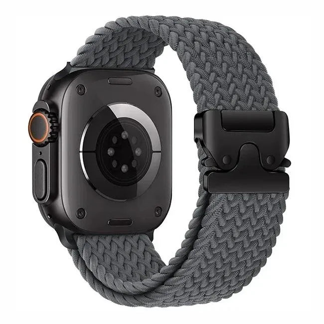 Nylon Solo Loop Bracelet for Apple Watch 46mm 44mm 45mm 42mm 40mm 38mm 41mm Ultra2 49mm iWatch Series 10 9 SE 8 7 6 5 4