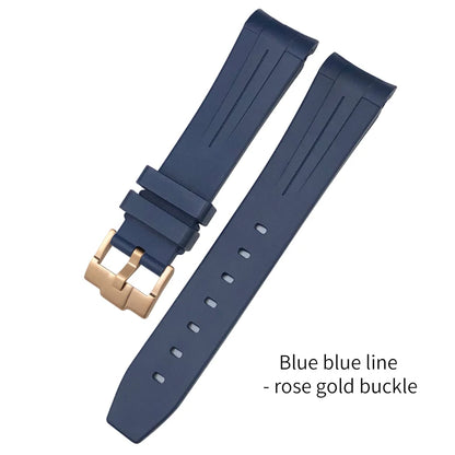 Bracelet de montre pour Rolex Submariner en caoutchouc - Premium