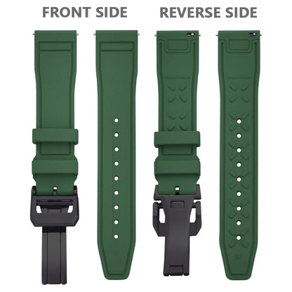 Bracelet en caoutchouc FKM 20mm 21mm 22mm pour montre IWC PILOT Portugal PORTOFINO, bracelet de plongée à libération rapide, montre connectée pour Huawei