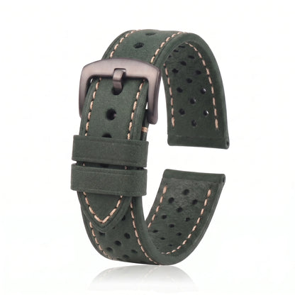 Correas de reloj de cuero auténtico, vintage, 20 mm 22 mm, para Samsung Galaxy Watch 46 mm