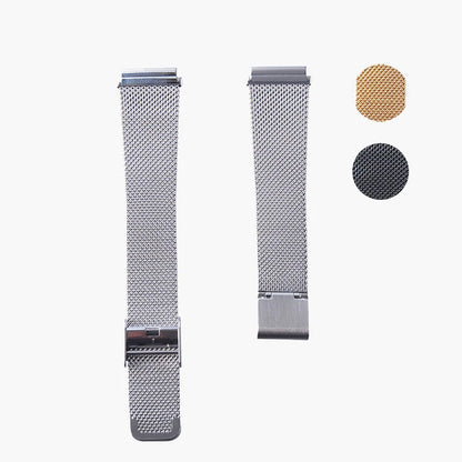 Bracelet de montre milanais en acier inoxydable, 18 mm, pour AQ-230 A158/A159 /A168/ F91