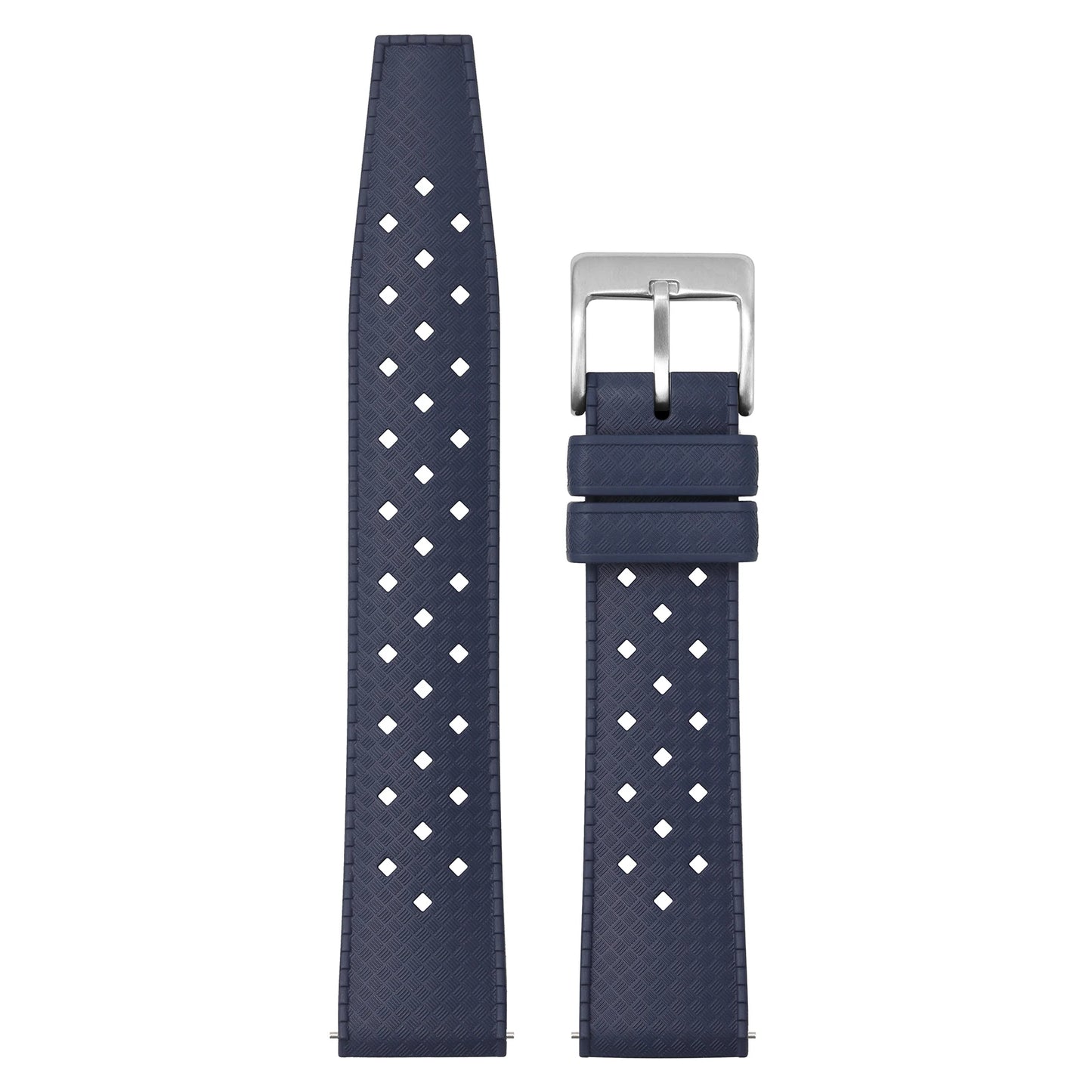 Bracelet de montre en caoutchouc FKM de qualité supérieure, 20mm 22mm, pour Seiko, Oris, Omega, plongée à dégagement rapide, étanche