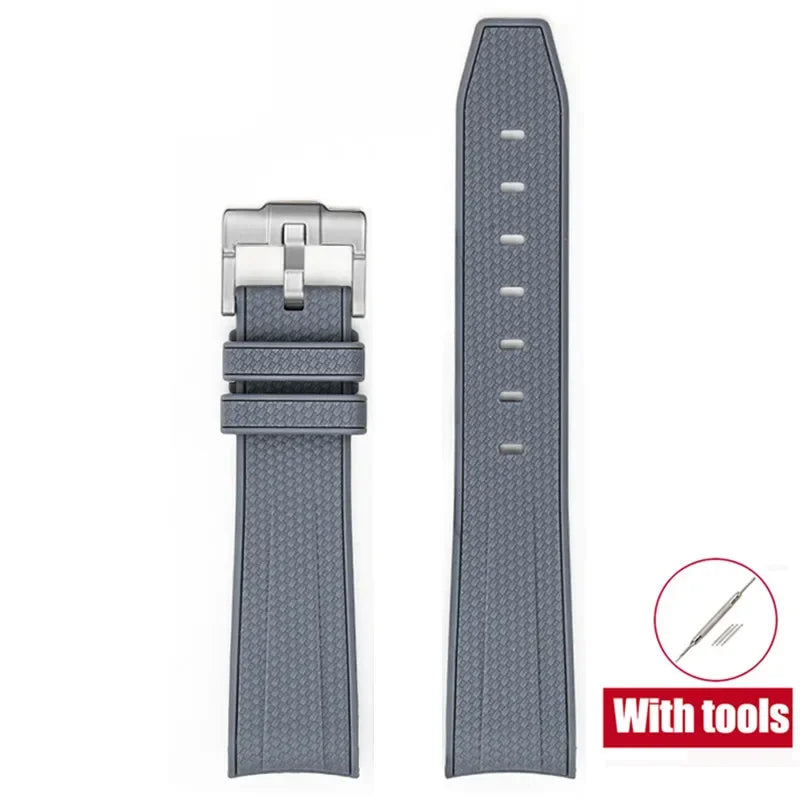 Bracelet de plongée Joint MoonSwatch 20mm pour Omega X Swatch hommes femmes Arc extrémité incurvée Bracelet en caoutchouc TPU pour outils de Bracelet de montre Rolex