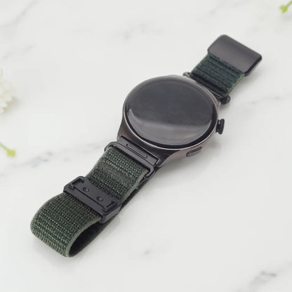 Braccialetto sportivo in nylon per Motorola Moto Watch 40/70/100/120, cinturino di ricambio regolabile per Motorola Moto Watch 360 di terza generazione 2020