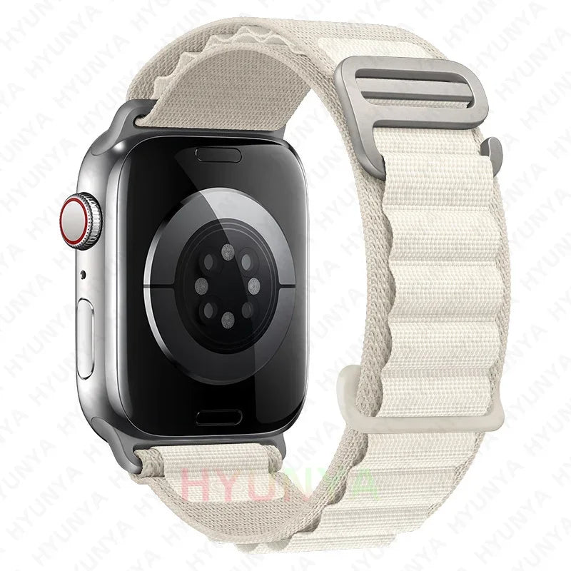 Cinturino per Apple Watch, bracciale alpino per cinturino Apple Watch Ultra 2 3, cinturino 45mm 49mm 42mm 46mm 44mm 41mm 40mm, cinturino Iwatch serie 11 9 8 7 SE 10
