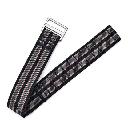 Bracelet de montre élastique en Nylon, 20mm 22mm, pour Delugs, bracelet à boucle à crochet Anthracite, réglable, confortable, bracelet de remplacement pour montre de sport