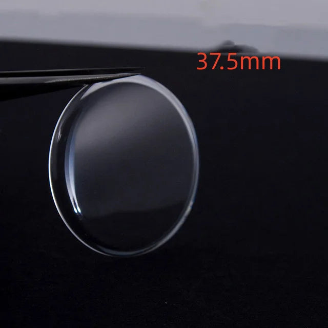 Vetro minerale per orologio, bombato alto a gradini, gamma di diametri da 31 mm a 38,5 mm