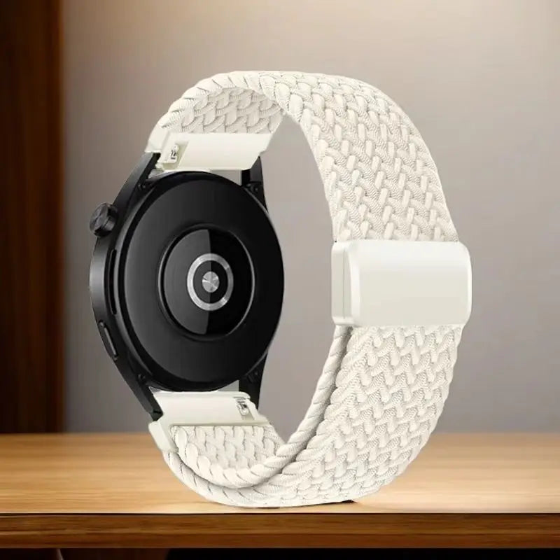 Cinturino magnetico in nylon da 18/20/22mm, 1 pezzo, per Samsung Watch4/5/6/7 Huawei GT4/GT3/Watch 4/Amazfit GTR4/stratos/Garmin Venu/Fenix 7