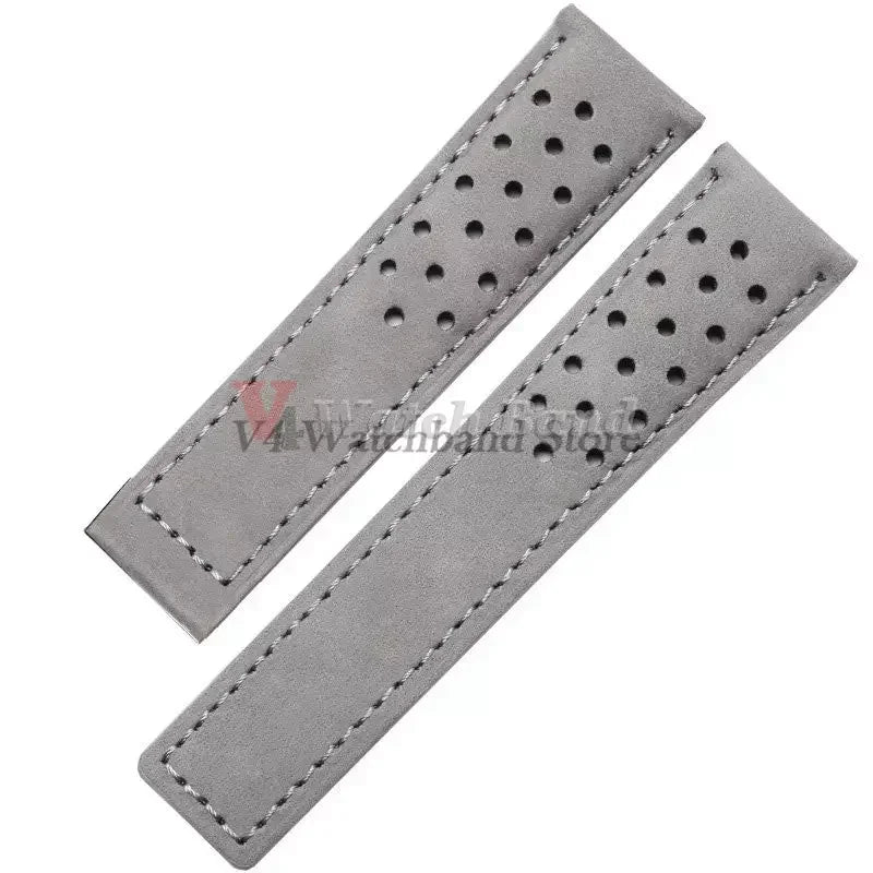 Nouveau Bracelet de montre pour TAG HEUER CARRERA Monaco série 20 22 24mm Bracelet en cuir de vache mat Bracelet de montre Bracelet Vintage marron