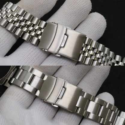 Bracelet incurvé pour Seiko, bracelet de montre de luxe en acier inoxydable massif, 18/19/20/21/22/24/26mm, ceinture d'extrémité Arc, accessoires de montre pour hommes