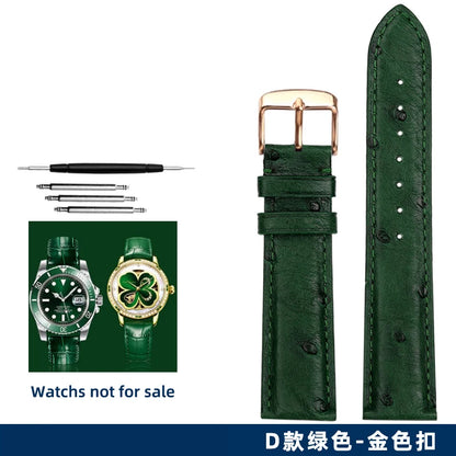 Green butterfly watch strap, 12mm, 14mm, 16mm, 18mm, 20mm, 22mm, high quality, casual, business, watch strap, watch accessories