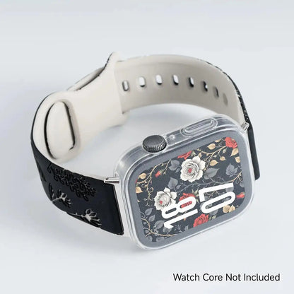 Bracelet + case for Huawei Watch Fit 4 / 4 Pro, TPU protective case, floral sport strap for Huawei Fit 4 4pro 3