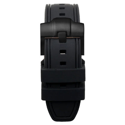 Tissot – Rubber and silicone watch strap with curved end and butterfly clasp, for CITIZEN T035 T035617, 23mm, 24mm