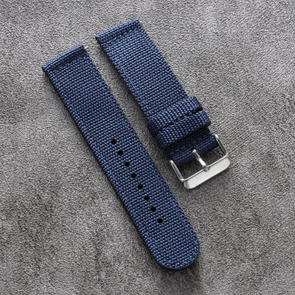 Quick-release canvas watch strap, made of nylon, 18mm, 20mm, 22mm, 24mm, for men and women, replacement straps for smartwatch accessories