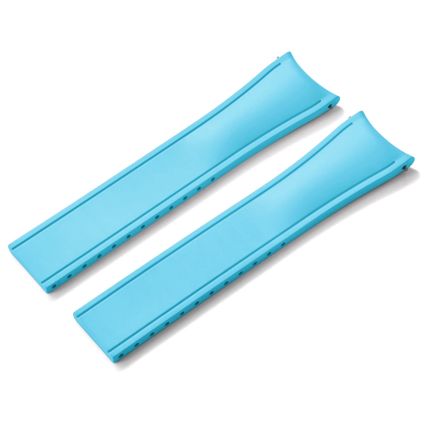 OZE Bracelet de montre en caoutchouc Premium - Courbé / Rapide / Boucle Déployante - à Découper