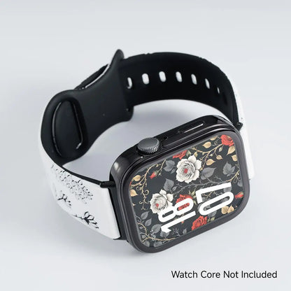 Bracelet + case for Huawei Watch Fit 4 / 4 Pro, TPU protective case, floral sport strap for Huawei Fit 4 4pro 3