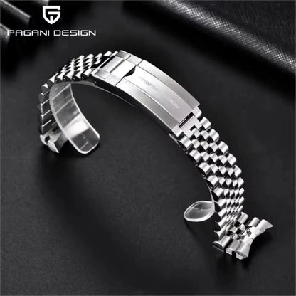 PAGANI-Cinturino per orologio in acciaio inossidabile, Jubilee, Uco Original, PD1661, PD1662, PD1651, SION L, Larghezza 20mm, Lunghezza 220mm