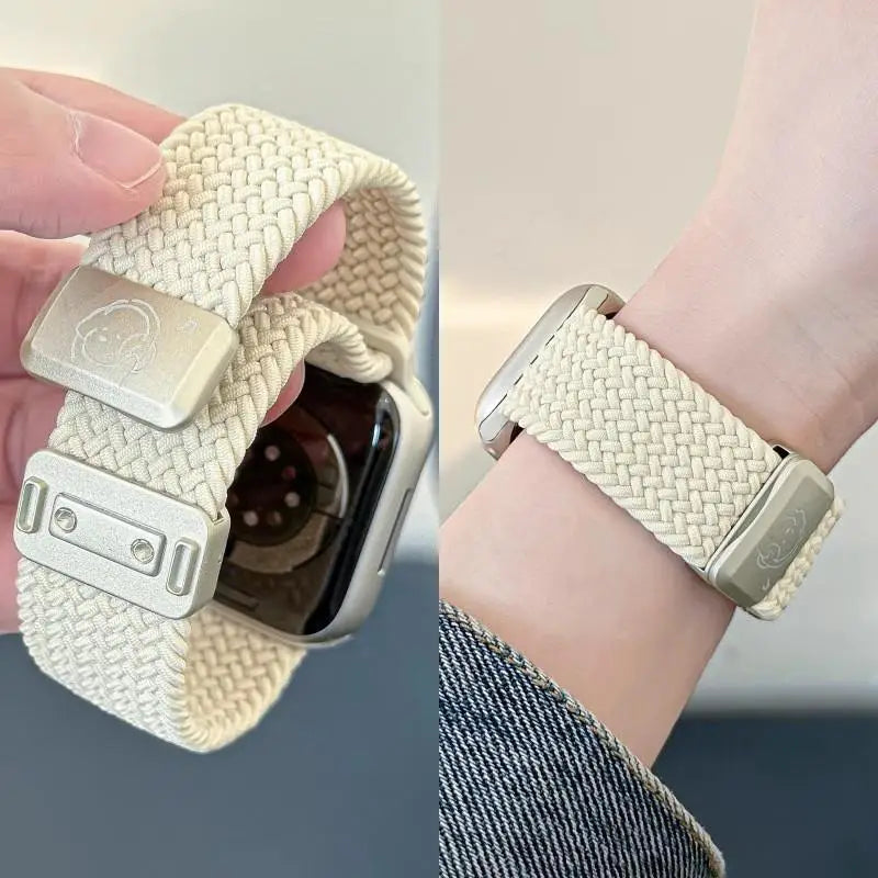 Magnetic Nylon Braided Bracelet for Redmi 3 Active 5 Active 5 Lite Redmi Watch Series 5 4 3 Lite Redmi Watch 6 5 4