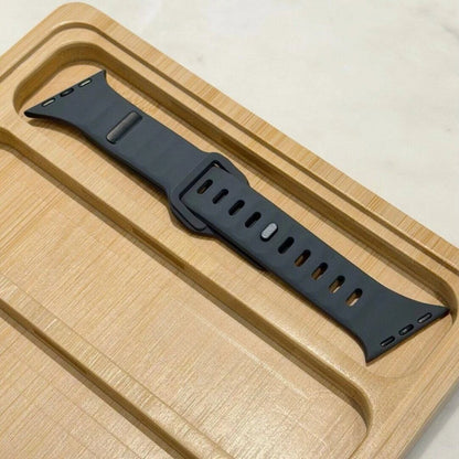 Tiltable Silicone Band for Apple Watch Ultra 3 49mm 40mm 41mm 44mm 45mm 46mm, Irregular Strap for iWatch Series 11 10 9 8 7 6 5 SE