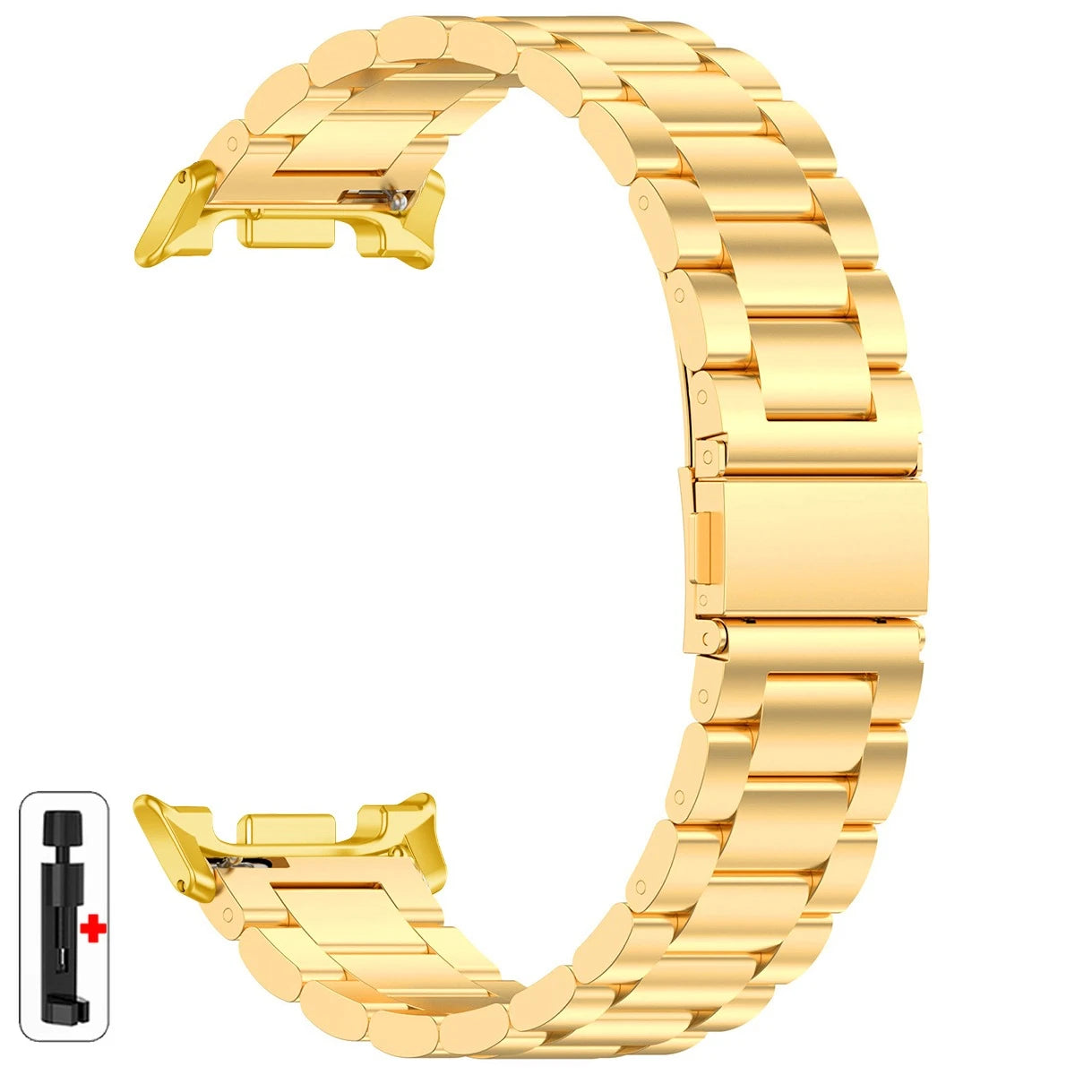 Luxury Stainless Steel Strap for Samsung Galaxy Watch 8 Classic 46mm, Metal Bracelet for Galaxy 8 40mm 44mm, Men's Watchband