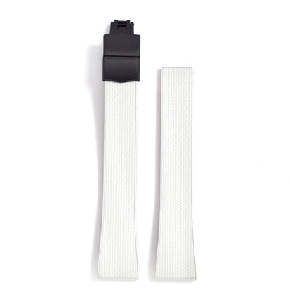 Original Stripess CTS FKM 20mm rubber watch strap for d-elug FKM CTS quick release watch strap silver butterfly buckle cut to size