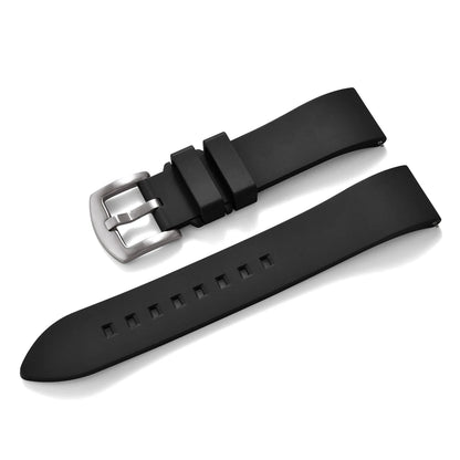 Quick Release Classic Fluoro Rubber Watch Straps, 18-19-20-21-22-23-24mm, FKM FPM, For Any Brand, Diving Watch Bands