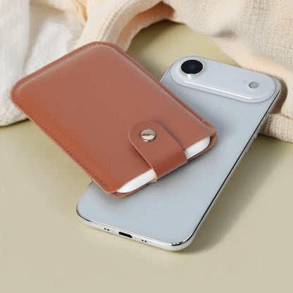 Étui de protection en cuir PU magnétique MagSafe pour batterie externe, compatible avec le chargeur portable iPhone 17 Air