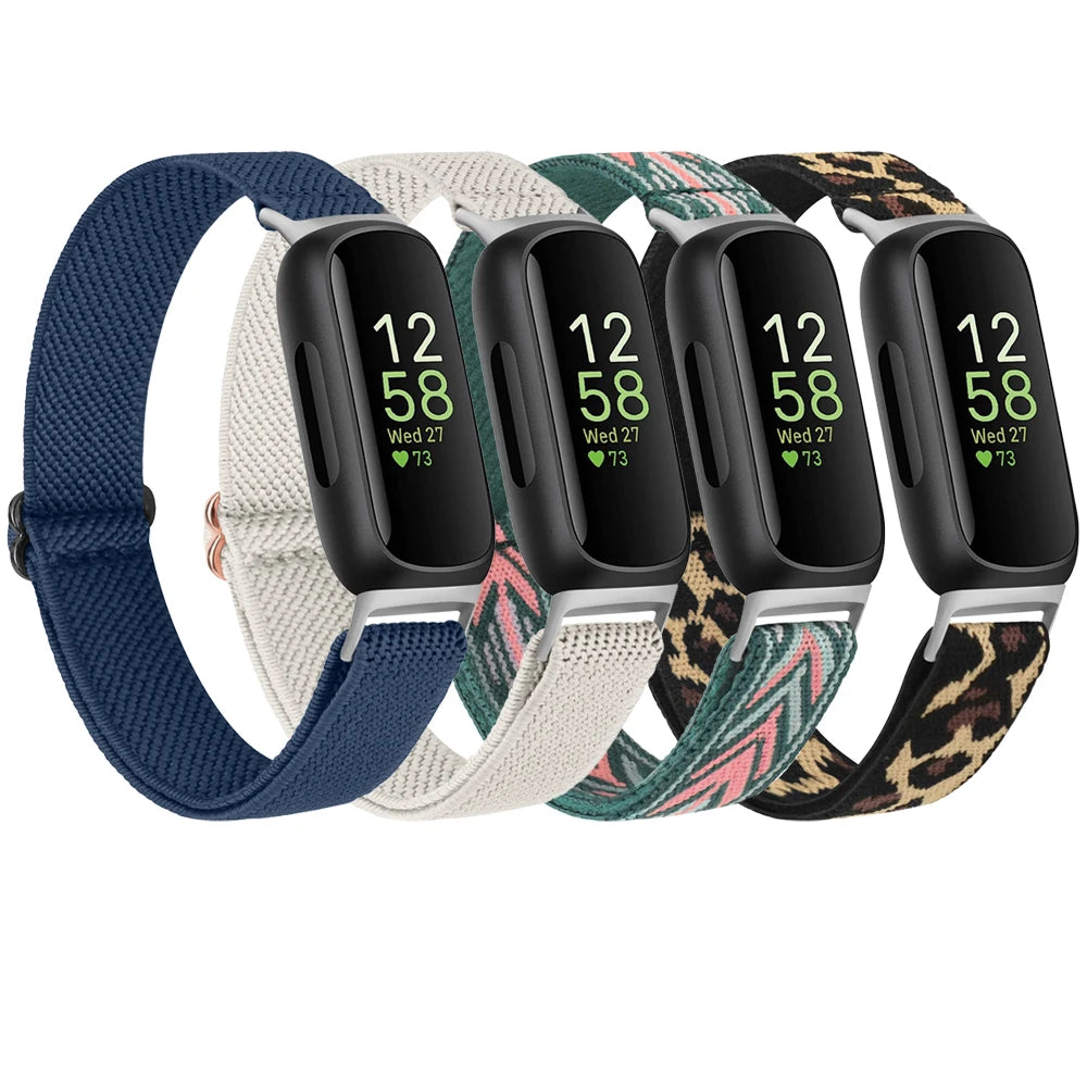 Bracelet en Nylon élastique pour Fitbit Inspire 3/inspire 2, Bracelet réglable pour Fitbit Ace 2 3, remplacement de Bracelet de montre
