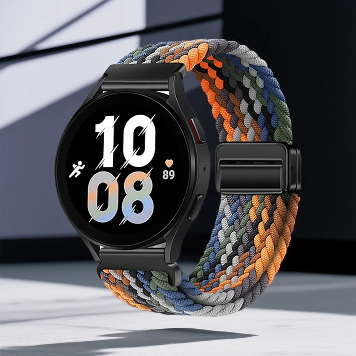 Cinturino elastico intrecciato da 18/20/22mm per Huawei Watch GT6 5 4 3, bracciale magnetico da donna e uomo per Garmin/Samsung