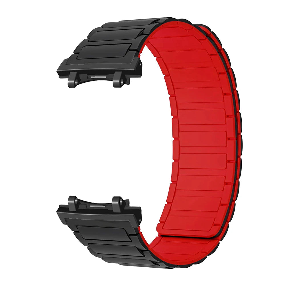 Silicone Magnetic Bracelet for Amazfit T-Rex 3 Pro, 48mm 44mm, for Huami Amazfit T Rex 3 2 1, Correa Strap