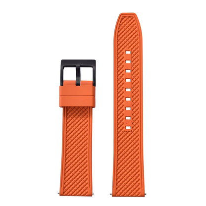 18mm 20mm 22mm 24mm haute qualité forme de balle FKM bracelet de montre en caoutchouc à dégagement rapide bracelet de plongée souple étanche pour HAISCH
