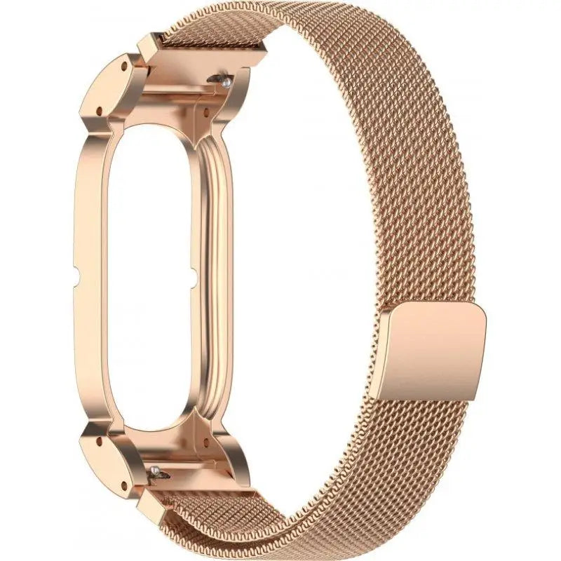 Milanese Loop + Case for Google Fitbit Air, Adjustable Breathable Sport Replacement Strap, Lightweight, for Men and Women