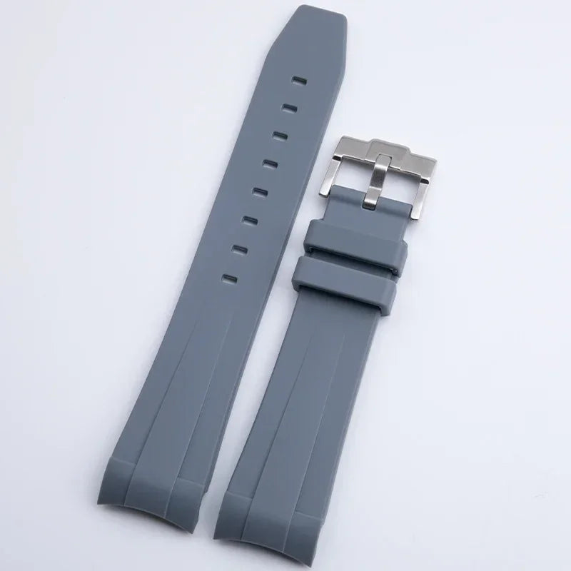 Watch strap for Longines Hydroconquest L3 Conquest, soft rubber sport diving strap, L3.742/644, 21mm
