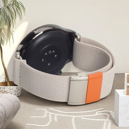 Cinturino elastico in nylon magnetico per Samsung Watch 7 6 5 4, braccialetto per Garmin, Amazfit, Huawei Watch GT, Xiaomi Watch