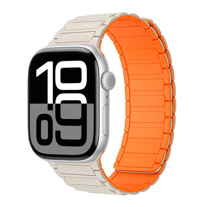 Correa con hebilla magnética para relojes Apple de 46 mm, 44 mm, 40 mm, 45 mm, 41 mm, 42 mm, correa de silicona para iWatch serie 11, 10, 9, 8, 7, 6, SE, Ultra 3