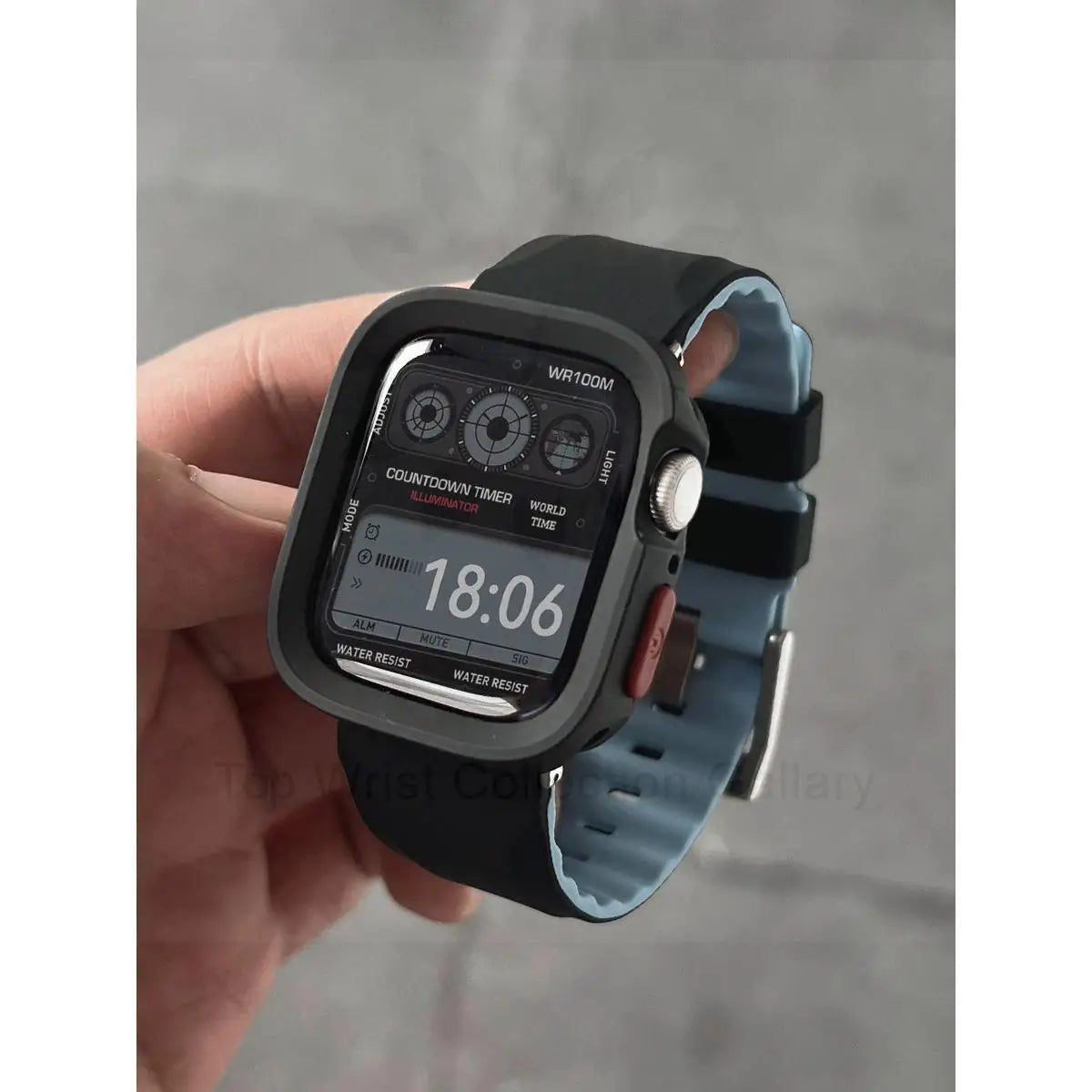 Silicone Strap + TPU Case for Apple Watch Band Ultra2 49mm 46mm 44mm 45mm 42mm 41mm 40mm