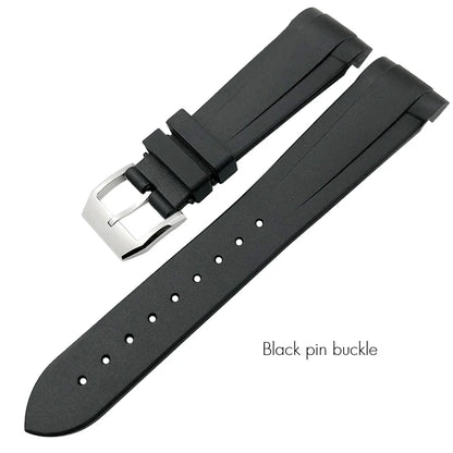 Каучуковый ремешок для часов, 20 мм 22 мм, для Tudor Black Bay PELAGOS, высокое качество, черный, синий, красный, силикон, раскладывающаяся застежка