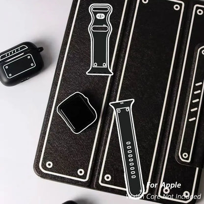 Silicone Band and Case for Apple Watch 38mm 40mm 41mm 42mm 43mm 44mm 45mm 46mm 49mm iWatch Series 11 10 9 8 7 6 5 4 SE Ultra