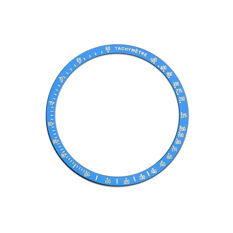Insert per lunetta per orologio in alluminio 40,5 mm * 35,2 mm per cassa orologio Speedmaster VK63, anello per orologio con lunetta tachimetrica per Speedmaster