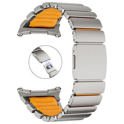 Magnetic Titanium Strap for Samsung Galaxy Watch Ultra 2, Alloy Band for Galaxy Watch 9 8 Classic