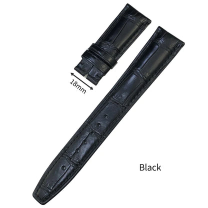 Bracelet de montre en cuir de Crocodile américain, 20mm 21mm 22mm, pour IWC PORTUGIESER PORTOFINO Pilot, outils gratuits