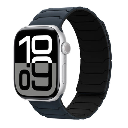 Magnetisches Armband für Apple Watch, 46 mm 44 mm 45 mm 40 mm 42 mm 41 mm, aus Silikon, Correa, Armband für IWatch Serie 11 10 SE 9 8 7 6 5 4 3