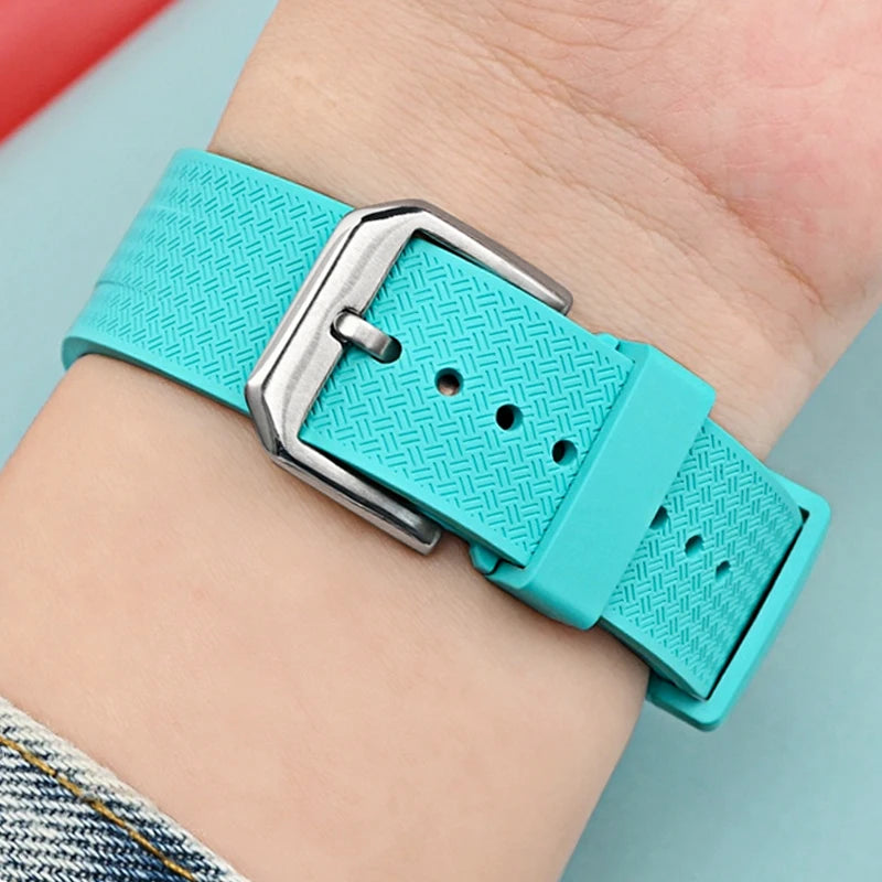 Cinturino per orologio in gomma fluorurata FKM per Citizen NJ0150 NJ0151 ME, serie Convex, sgancio rapido, cinturino sportivo, 9 mm * 26 mm