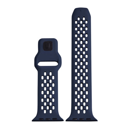 Cinturino in gomma FKM traspirante per Apple Watch, cinturino con fibbia per iWatch 9, 8, 7, 6, 5, 4, Se, Ultra 2/1, 49mm, 10mm, 46mm, 45mm, 44mm