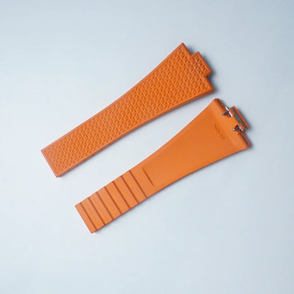 Convient pour Tissot PRX 35mm 40mm diamètre du cadran CTS Premium FKM remplacement en caoutchouc barres à ressort à dégagement rapide coupées sur la taille bracelet de montre