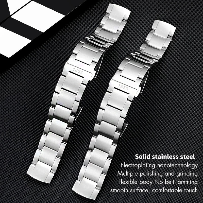 Bracelets de montre en métal pour hommes, 20mm, en acier inoxydable 316L, pour Tissot T 1853 PRS516 T044 T044.430 T044.417